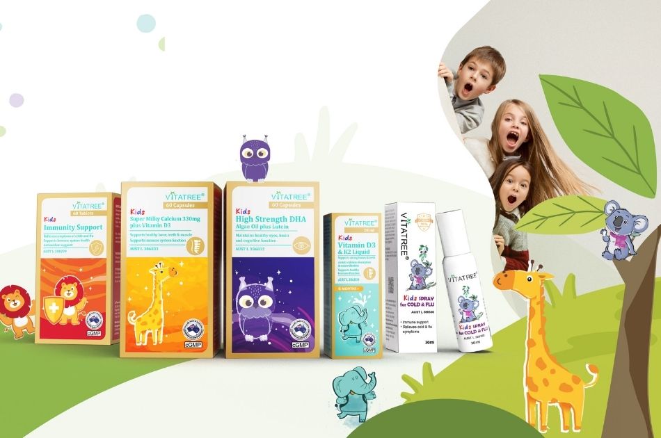 dòng sản phẩm cho trẻ em của Vitatree